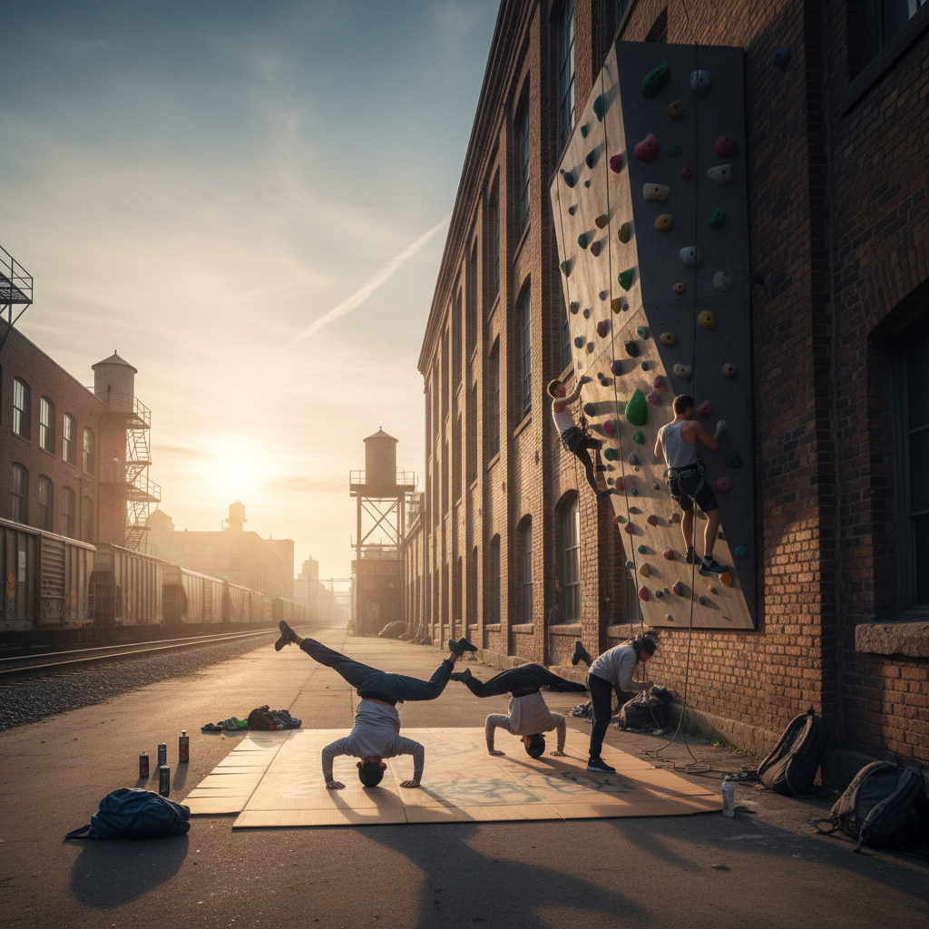 New Olympic Sports Fuse Dance and Climbing Spirit