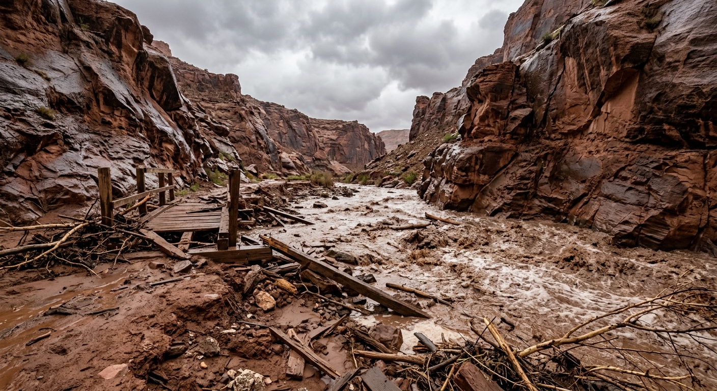 Grand Canyon Flood Leaves Multiple Missing, Triggers Extensive Damage and Rescue Operations